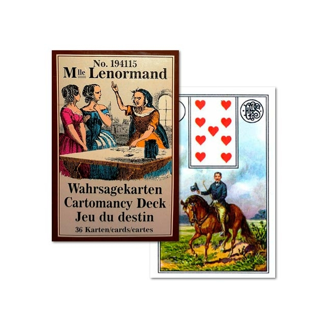 Mlle Lenormand Cartomancy - Capa e Carta 