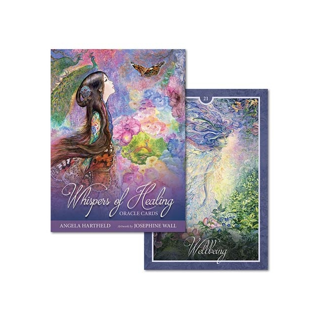 Whispers of Healing Oracle Cards - Capa e Carta 