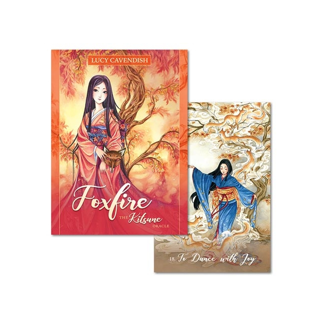 Foxfire: The Kitsune Oracle - Capa e Carta 
