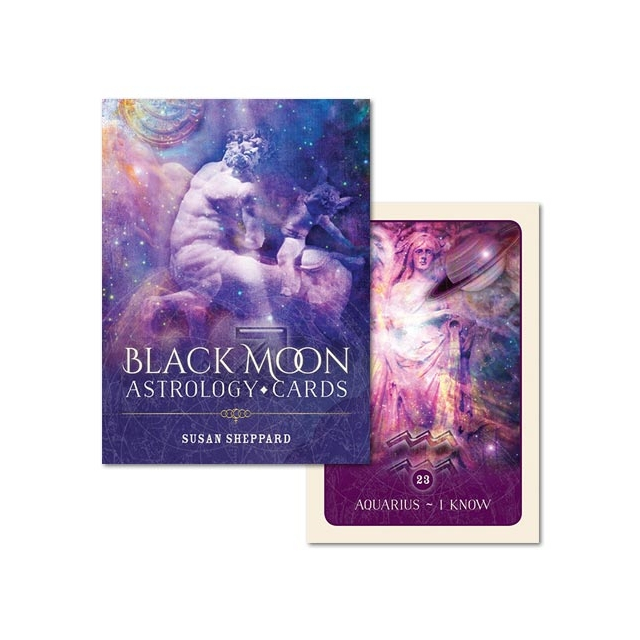 Black Moon Astrology Cards - Capa e Carta 