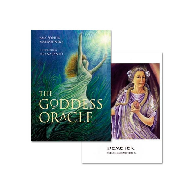 The Goddess Oracle (Livro + Cartas) - Capa e Carta 