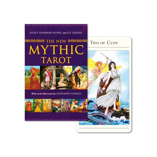The New Mythic Tarot (Livro + Cartas) - Capa e Carta 