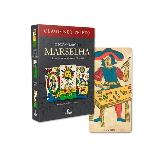 O Novo Tarô de Marselha (Livro + Baralho) - Capa e Carta