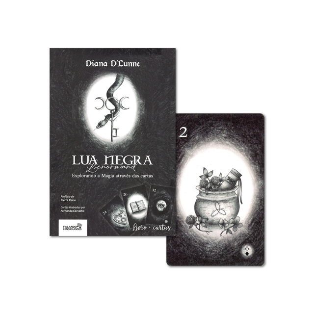 Lua Negra Lenormand (Livro + Cartas)