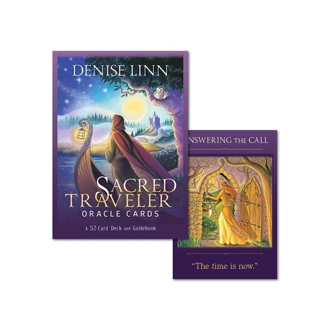 Sacred Traveler Oracle - Capa e Carta 