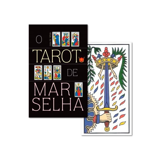 Tarot de Marselha, O (Livro + 78 cartas) - Capa e Carta
