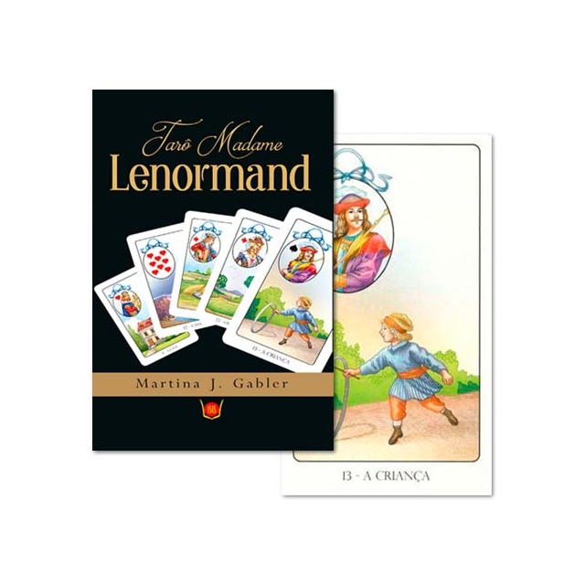 Tarô Madame Lenormand (Livro + 36 cartas) - Carta e Capa