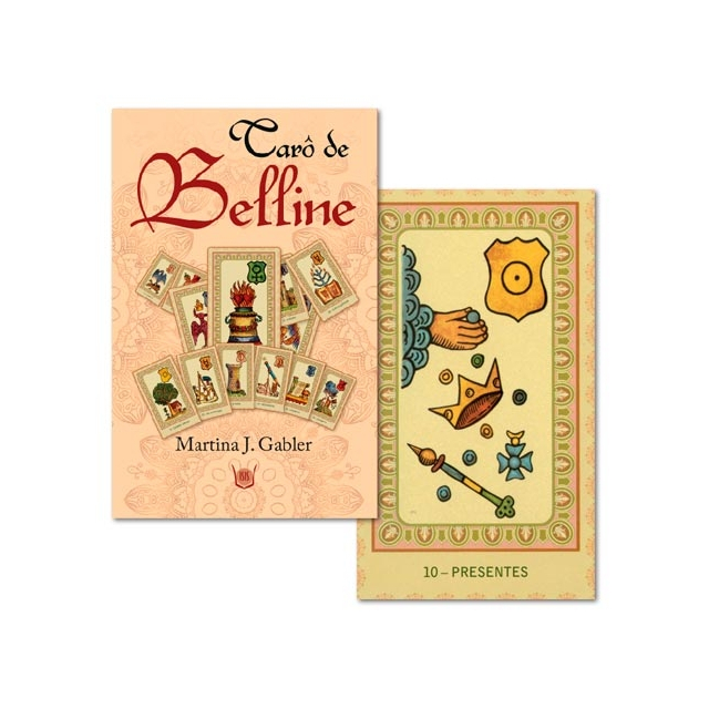Tarô de Belline (Livro + 53 cartas) - Capa e Carta