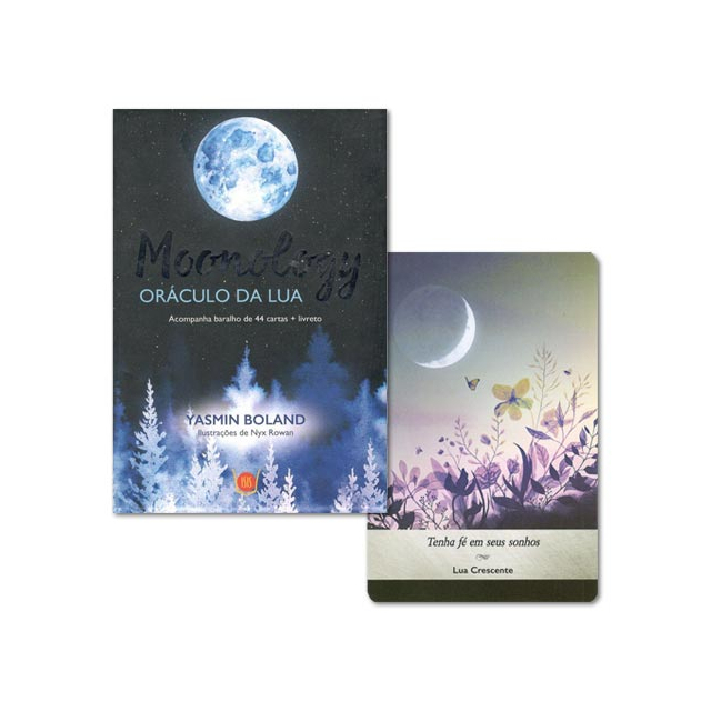 Moonology - Oráculo da Lua - Capa e Carta 