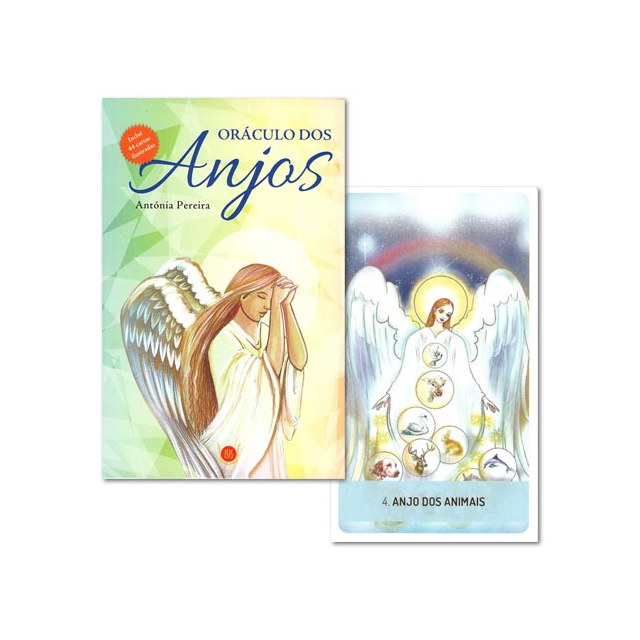 Oráculo dos Anjos - Ed. Isis - Capa e Carta 