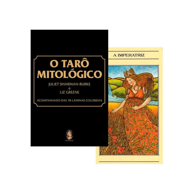 Tarô Mitológico, O (Livro + Baralho) - Capa e Carta