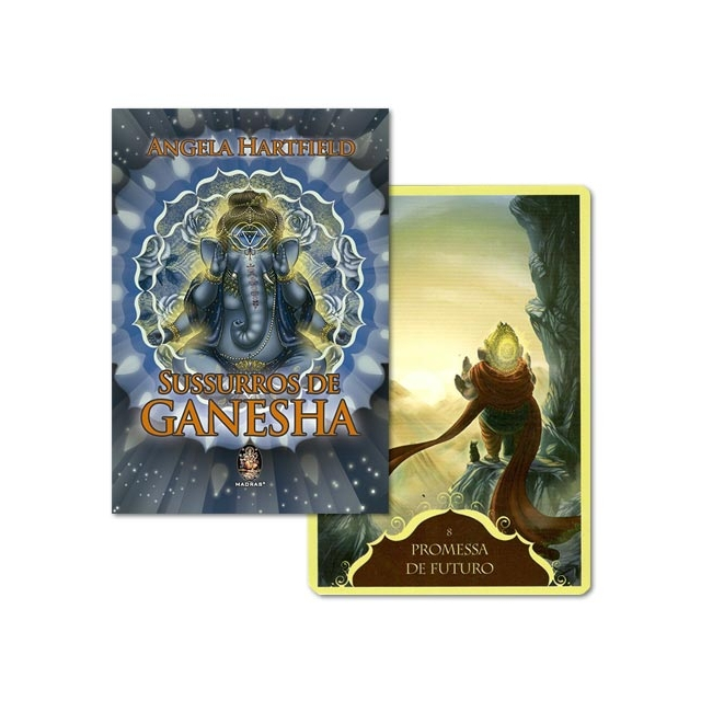 Sussurros de Ganesha (Livro + Cartas) - Capa e Carta