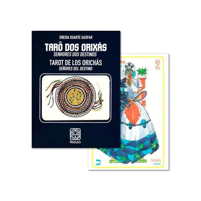 Tarô dos Orixás (Livro + Baralho) - Capa e Carta