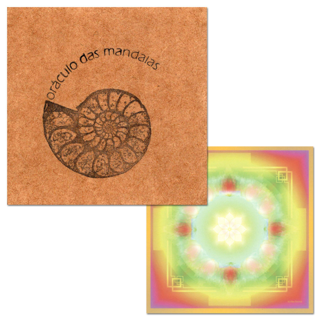 Oráculo das Mandalas - Capa e Carta