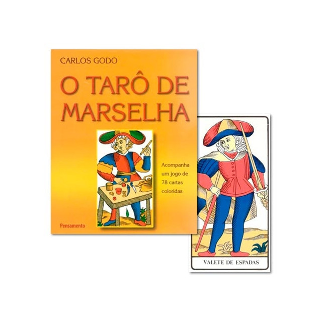 Tarô de Marselha de Carlos Godo publicado pela editora Pensamento