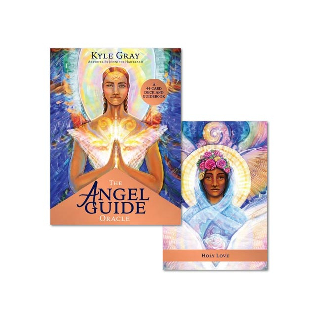 The Angel Guide Oracle - Capa e Carta 