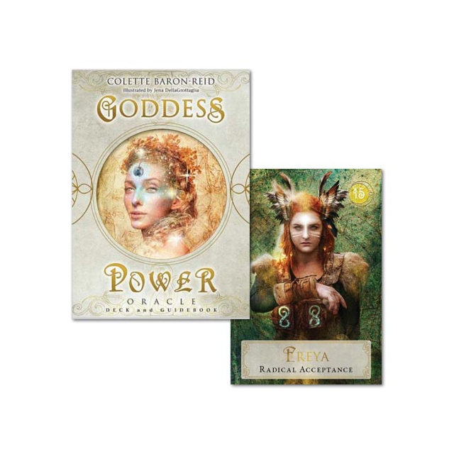 Goddess Power Oracle - Capa e Carta 