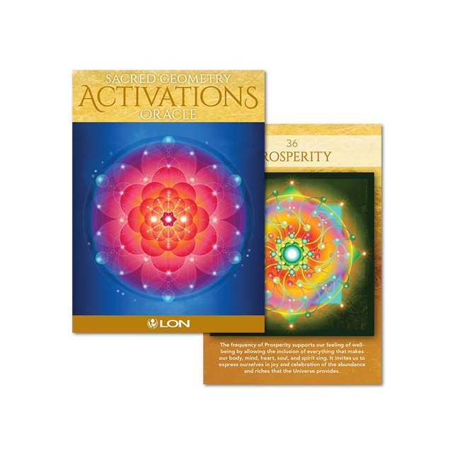 Sacred Geometry Activations Oracle - Capa e Carta 