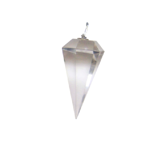 Pêndulo Facetado - Cristal  de 3.5 a 4 cm
