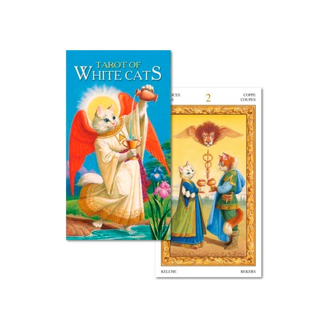 Tarot of the White Cats da Lo Scarabeo - Capa e Carta