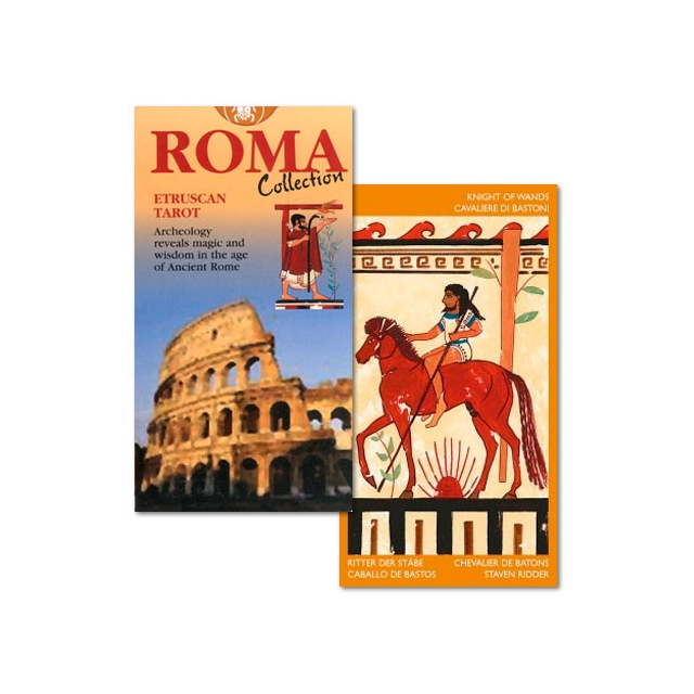Etruscan Tarot - Roma Collection da Lo Scarabeo - Capa e Carta