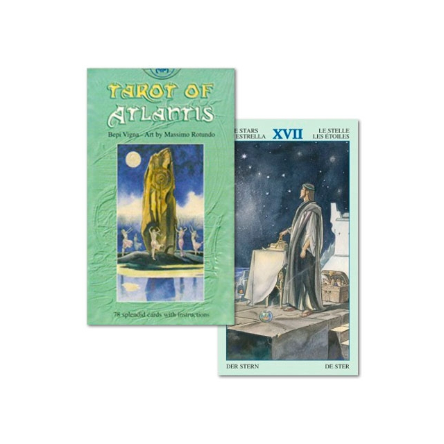 Tarot of Atlantis da Lo Scarabeo - Capa e Carta