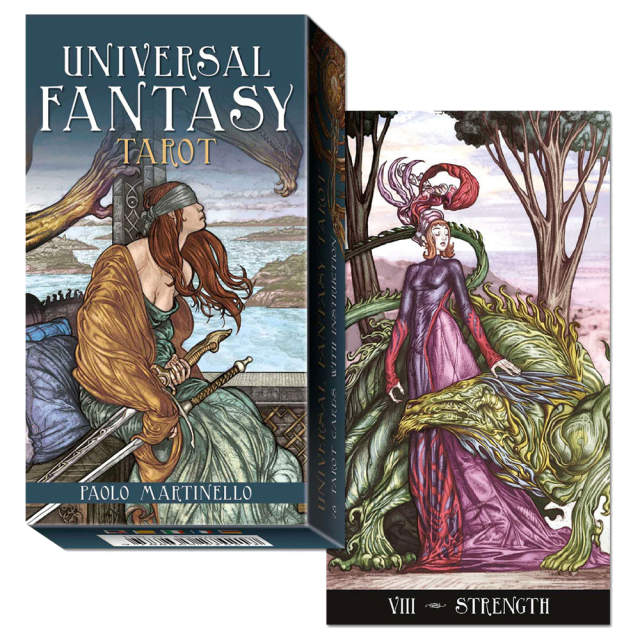 Universal Fantasy Tarot - Capa e Carta 