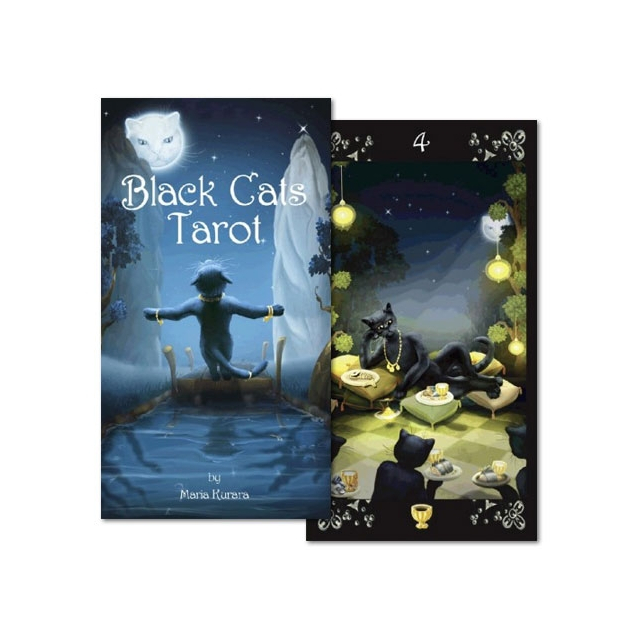 Black Cats Tarot da Lo Scarabeo - Capa e Carta