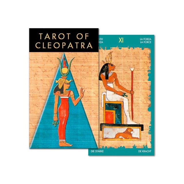 Cleopatra Tarot da Lo Scarabeo - Capa e Carta