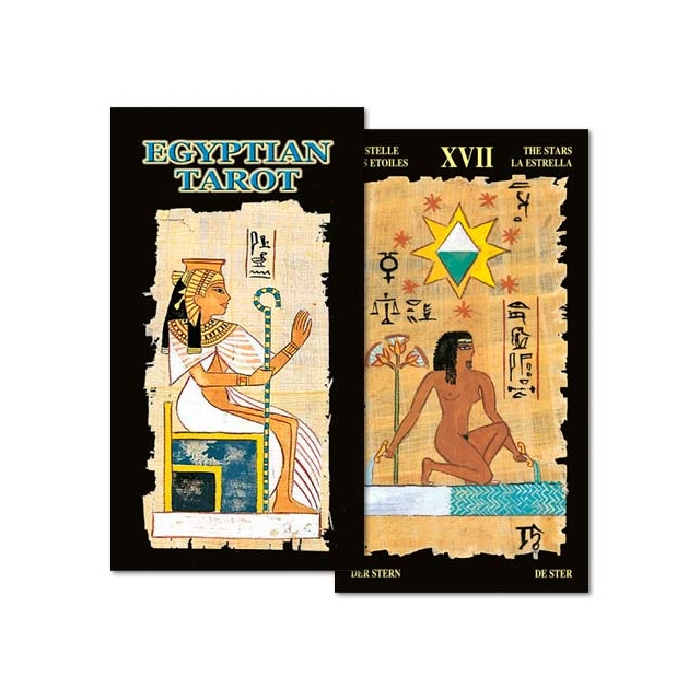 Egyptian Tarot da Lo Scarabeo - Capa e Carta