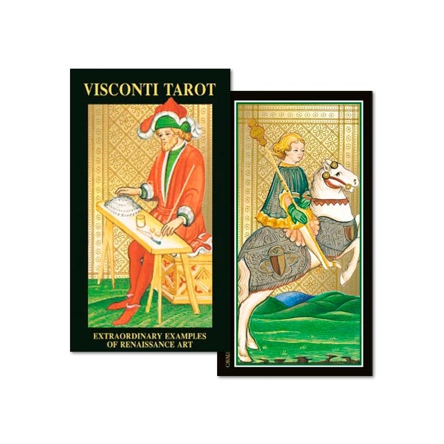 Tarot Visconti da Lo Scarabeo - Capa e Carta
