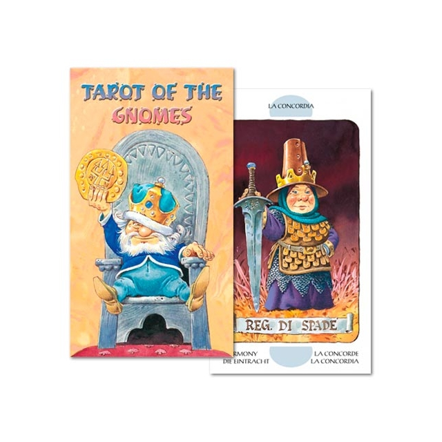 Tarot of The Gnomes da Lo Scarabeo - Capa e Carta 