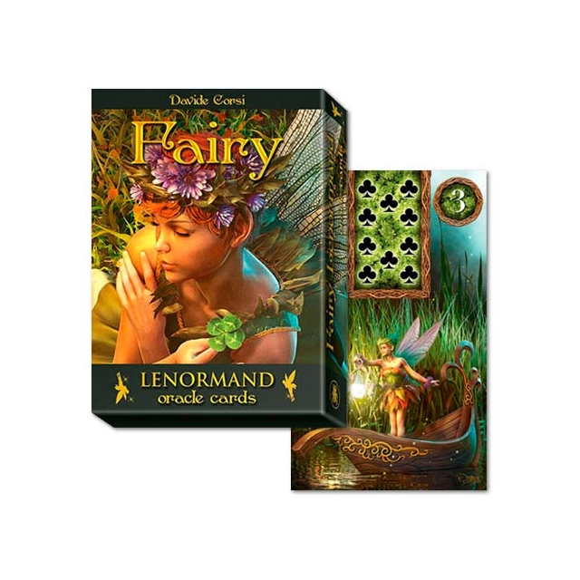 Fairy Lenormand Oracle Cards da Lo Scarabeo - Capa e Carta 
