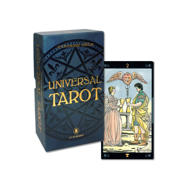 Universal Tarot - Professional Edition da Lo Scarabeo - Capa e Carta 