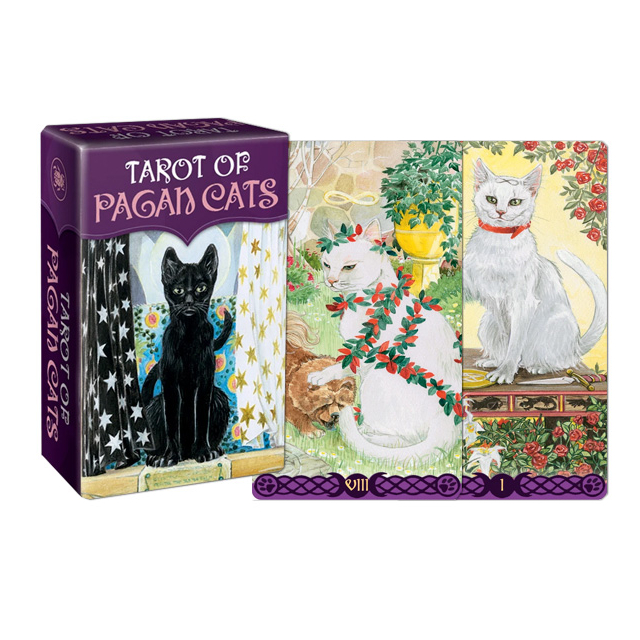 Tarot of Pagan Cats - Edição de Bolso - Capa e Cartas