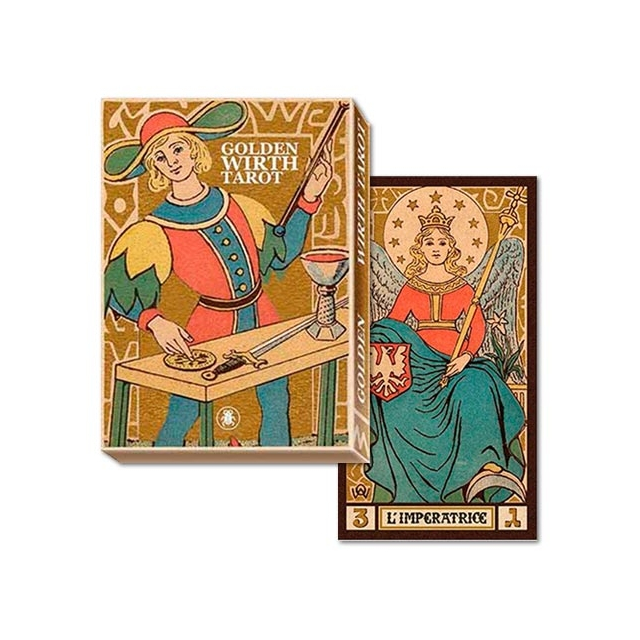 Golden Wirth Tarot - Grand Trumps da Lo Scarabeo - Capa e Carta 