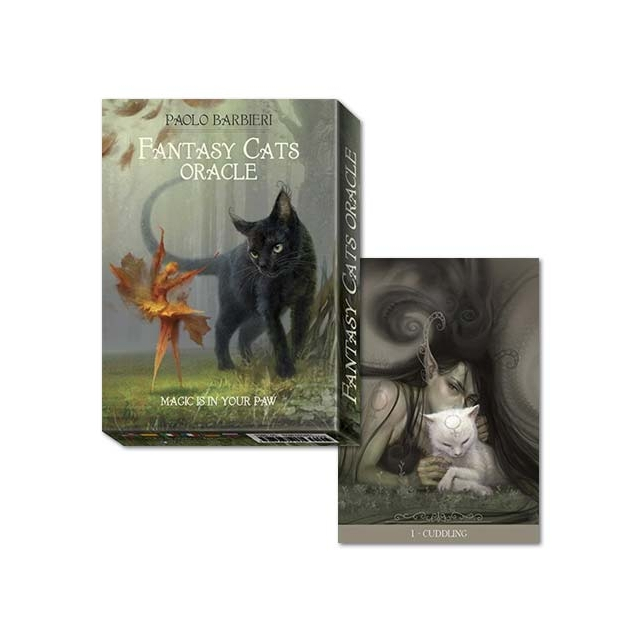 Fantasy Cats Oracle - Capa e Carta 