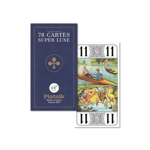 Jeu de Tarot - 78 Cartes Super Luxe - Capa e Carta 