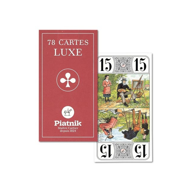 Jeu de Tarot - 78 Cartes Luxe - Capa e Carta 