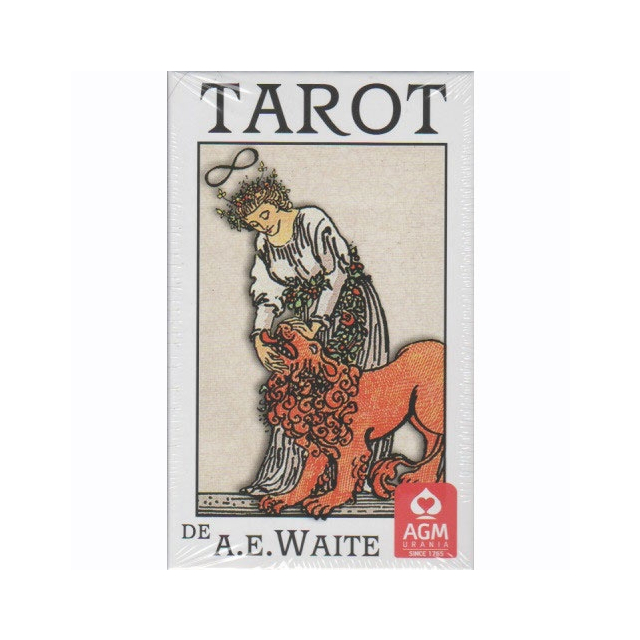Capa do Tarot de A.E. Waite, Premium Edition, publicado pela editora AGM Urania.