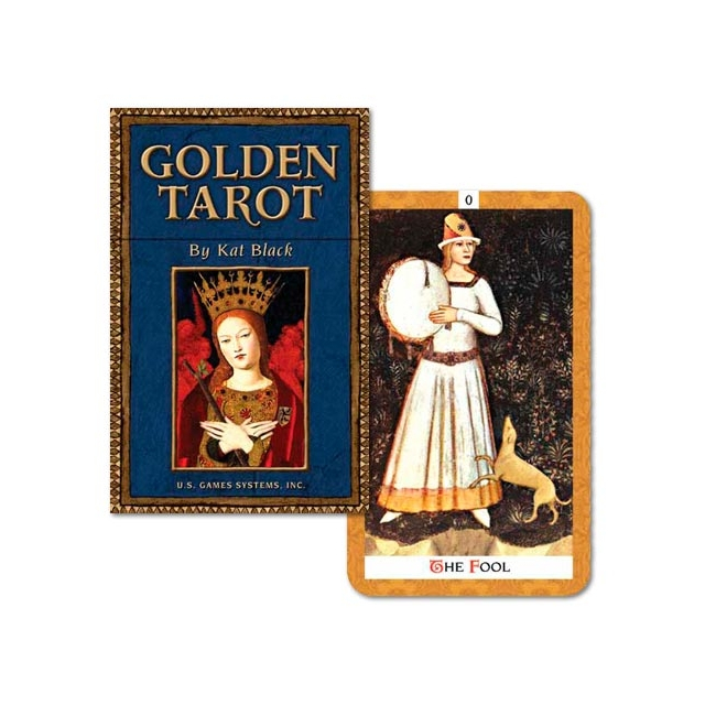Golden Tarot de Kat Black - Capa e Carta 