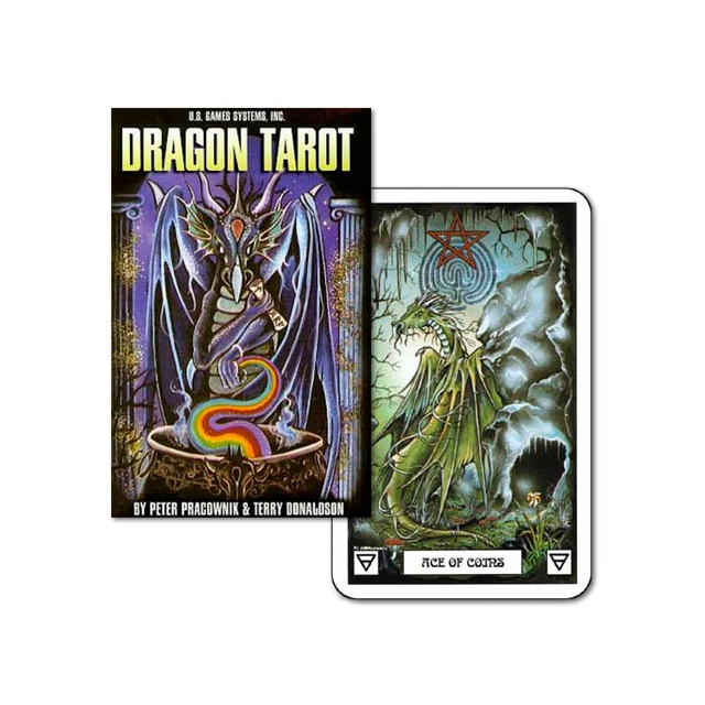 Dragon Tarot - Premier Edition - Capa e Carta 