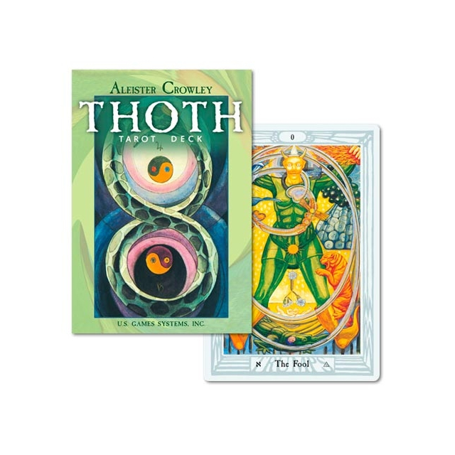 Crowley Thoth Tarot - Baralho Grande - Capa e Carta 