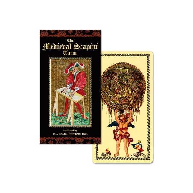 Medieval Scapini Tarot - Premier Edition - Capa e Carta 