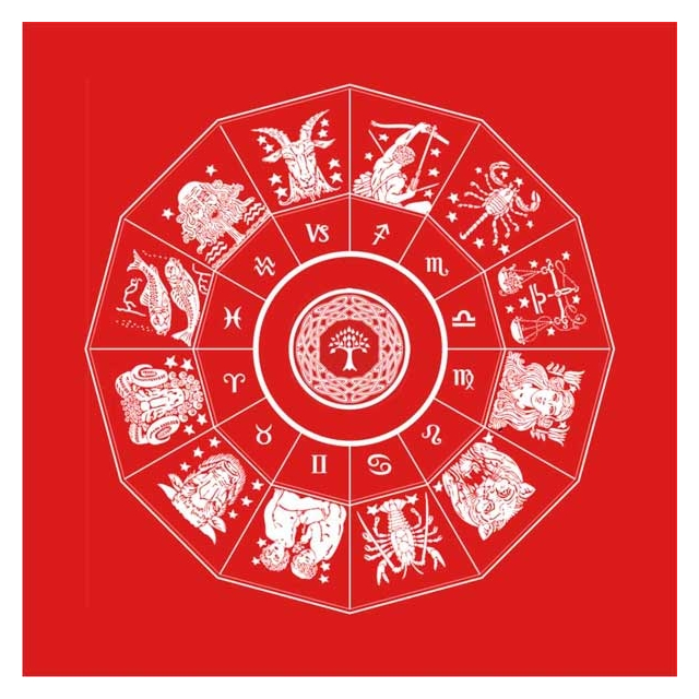 Toalha - Zodíaco Vermelha