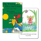 Capa e carta do baralho The Wisdom of Elves and Fairies, da editora AGM Urania.
