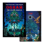 Capa e carta "Yew" do baralho Ogham - The Celtic Oracle, da editora AGM Urania.