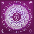 Toalha - Mandala Astrológica Yeshua Roxa