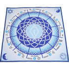 Toalha - Mandala Astrológica Yeshua Azul II