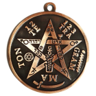 Símbolo de Parede Tetragrammaton - Cobre Velho